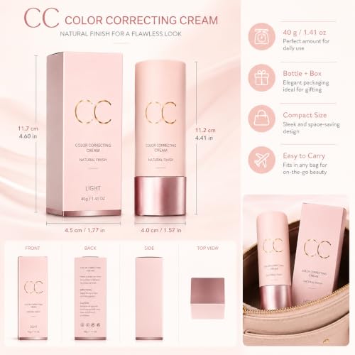 AlphaWin Color Correcting Cream - Lightweight Tinted Face Makeup