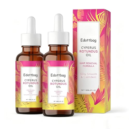 Cyperus Rotundus Oil - Natural Hair Growth Reduction, 2 Pack
