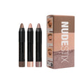 Nudestix Bright Nude Eyes Mini Kit – 3-Piece Eyeshadow Pencil Set