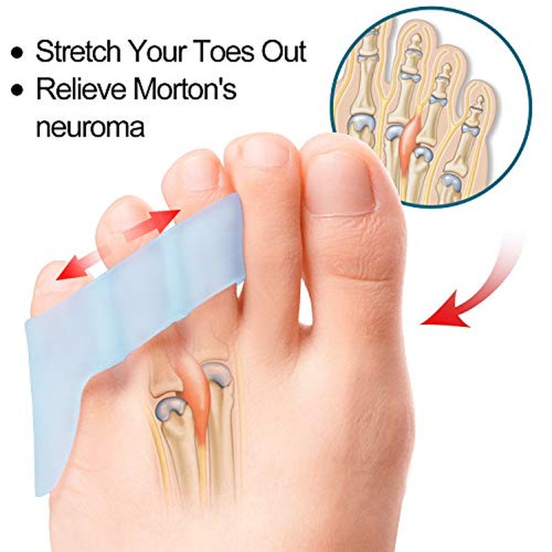Povihome Pinky Toe Separators - 10 Pack for Pain Relief