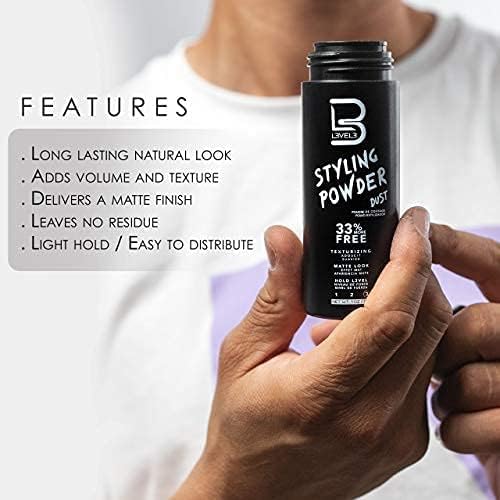 L3 Level 3 Pomade for Men - Long-Lasting Hold with Keratin