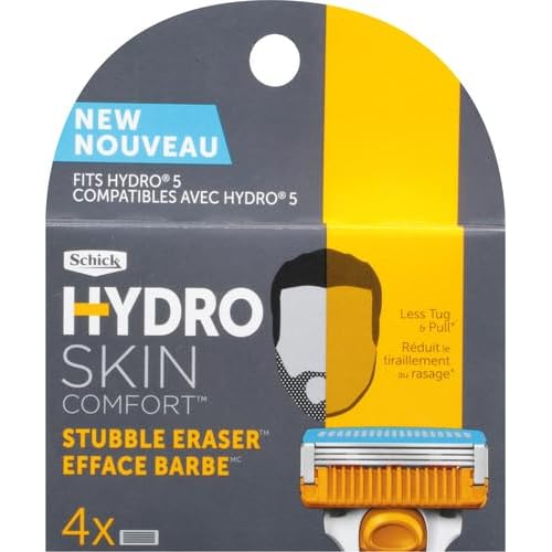 Schick Hydro Stubble Eraser Refills ? Stubble Razor Refills, 4 Count