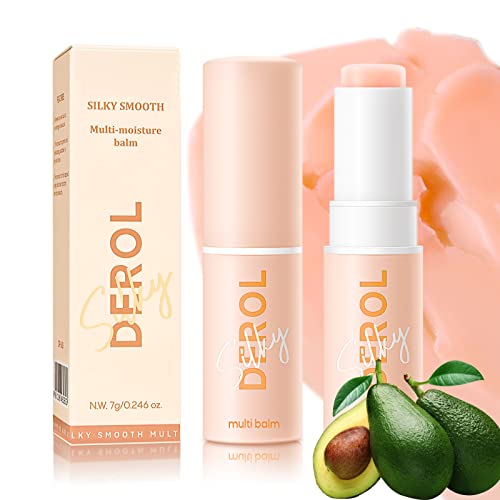 LOKFAR 1PCS Wrinkle Repair Moisturizing Multi Balm Stick, Anti-wrinkle Face Balm Eye Balm Body Hydrating Face Moisturizer, Wrinkle Balm Stick Face Skin Collagen Moisturizer for Dry Skin (7g/0.246 oz)