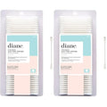Diane Cotton Swabs, 375 ct. 2-Pack - Super Soft for Sensitive Skin, Gentle on Face, Makeup and Beauty Applicator, Nail Polish Removal, 3 inches Long for Beauty, Personal Care, Crafts