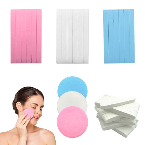120-Pack Compressed Facial Sponges for Makeup Removal & Exfoliating