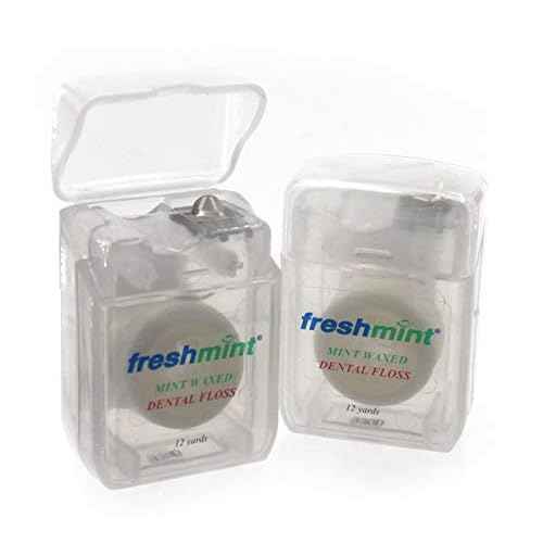 144 Spools of Freshmint¢ç 12 Yards Mint Waxed Dental Floss