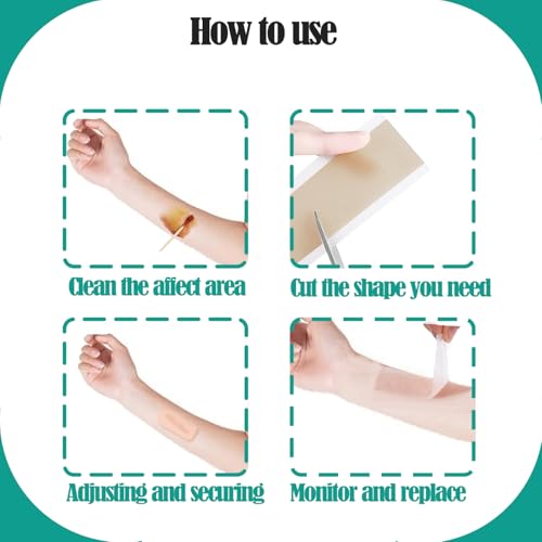 2 Rolls Silicone Scar Sheets Tape 1.6x120in Silicone Tape for Surgical Scars Patches Keloids Acne Burns Removal Sheets Reusable Professional