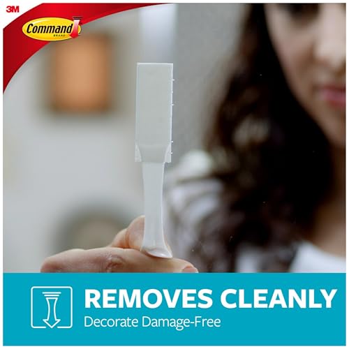 Command Bath Mirror Satin Nickel Damage-Free Adhesive