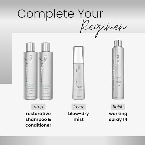 Kenra Platinum Blow-Dry Mist | Ultra-Lightweight Thermal Protectant | Detangles, Smooths, & Softens | Eliminates Frizz & Resists Humidity | Fine To Medium Hair