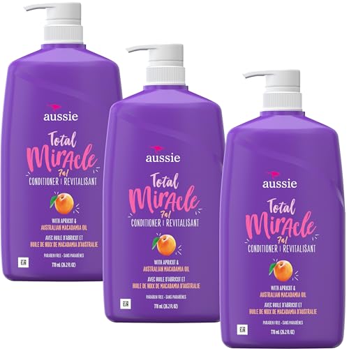 Aussie Conditioner Miracle Moist 26.2 Ounce Pump (778ml) (3 Pack)