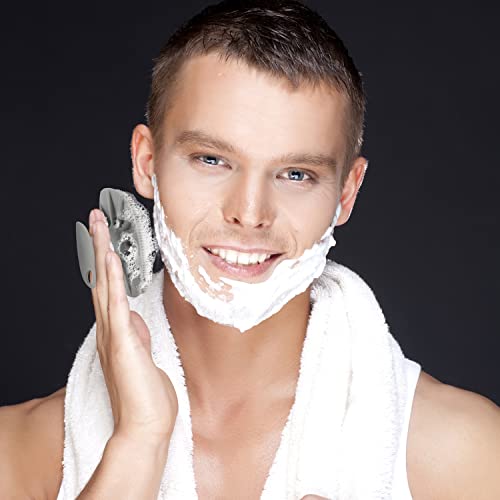Silicone Face Cleansing Brush for Men - Exfoliating Skin Care Tool