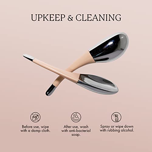 Vanity Planet Kera, 3-In-1 Cryotherapy Facial Globes and Gua Sha Beauty Tool ? Revitalize Tired Skin, Reduce Puffiness and Alleviate Tension - Ideal for Facial Contours, Temples, Neck and Body