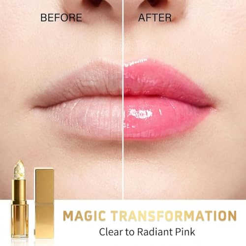 pH Color Changing Lipstick - 2 Pcs Moisturizing Balm for All Tones