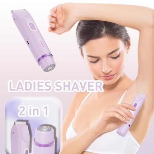2-in-1 Electric Bikini Trimmer for Women - Waterproof & Rechargeable