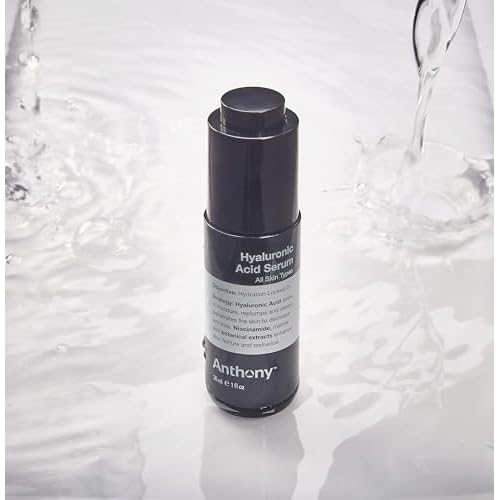 Anthony Hyaluronic Acid Serum ? Hydrating Face Serum with Dual Hyaluronic Acid, Coconut Water & Niacinamide ? Lightweight, Non-Greasy Formula for All Skin Types ? 1 oz