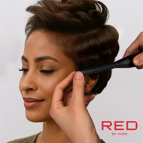 Red by Kiss 0.3 Inch Ceramic Flat Iron for Short Hair & Edges