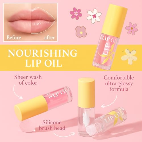 Lip Balm, Scrubs, Plumping Oil 3-in-1 Lips Care Set | Exfoliate, Hydrate & Heal Cracks Effectively Moisturizes Lip Clear Repairs Dry Lips Skincare Gift Kit (PEPPERMINT)