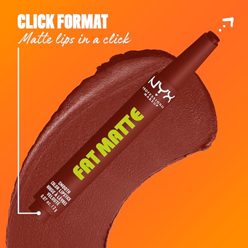 NYX Fat Matte Lipstick - Cocoa Cuddles Red Brown