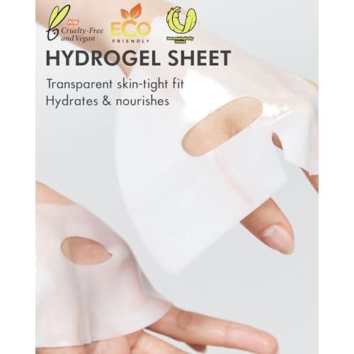 DERMAL 24 Combo Pack A + Vitamin Hydrogel Melting Jelly Gel Mask 4ea Bundle