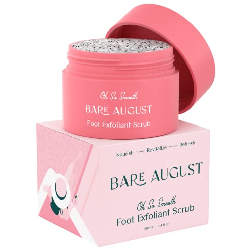 Bare August Glass Foot File & Foot Scrub Exfoliator Bundle