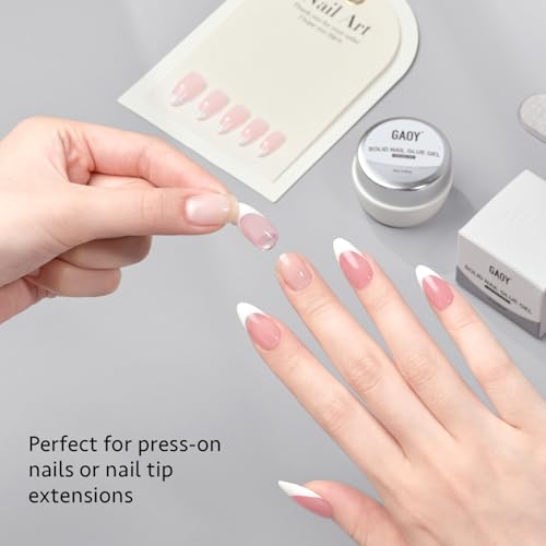 GAOY 15g Solid Nail Glue Gel for Strong Nail Tips & Extensions