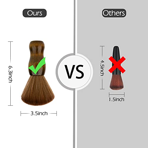 Professional Hair Cutting Cape 2 Pack with Neck Duster Brush