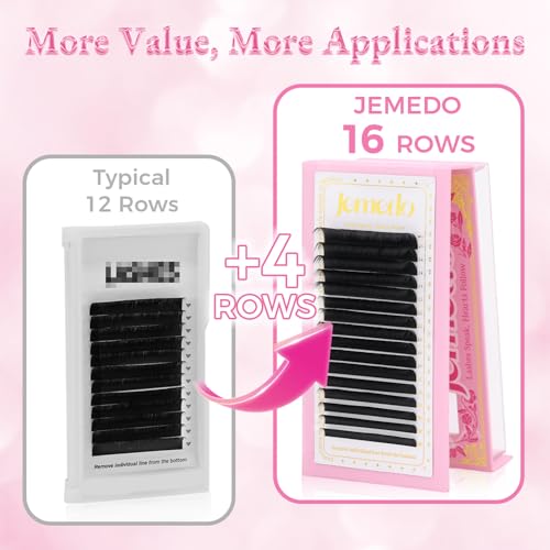 Classic Lash Extensions 0.12mm D Curl 8-15mm Mix