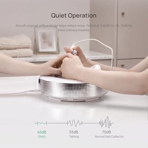 Professional Nail Dust Collector Vacuum for Salon & Home Use