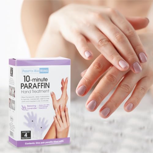 Paraffin Wax Hand Treatment Gloves - Lavender Moisturizing Spa Gloves
