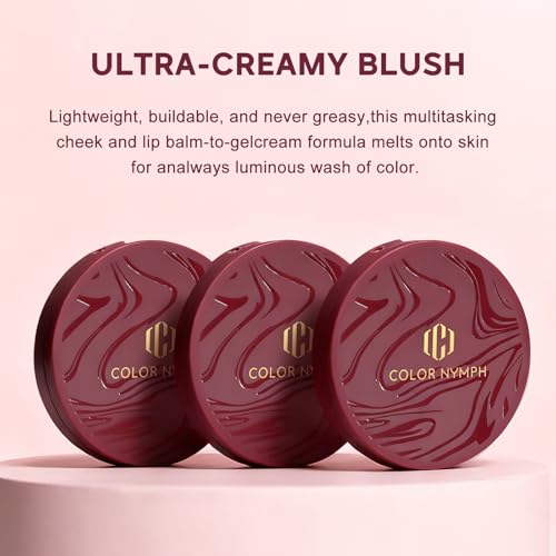 Color Nymph 3-in-1 Cream Blush Balm - Cheeks, Lips & Lids