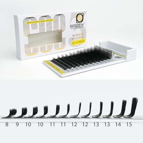 3D W Lash Extensions 0.10mm MIX 8-15mm 12 Rows
