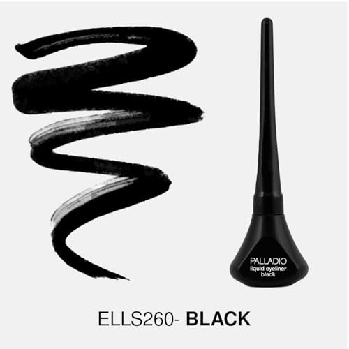 Palladio Liquid Eyeliner - Waterproof, Intense Black