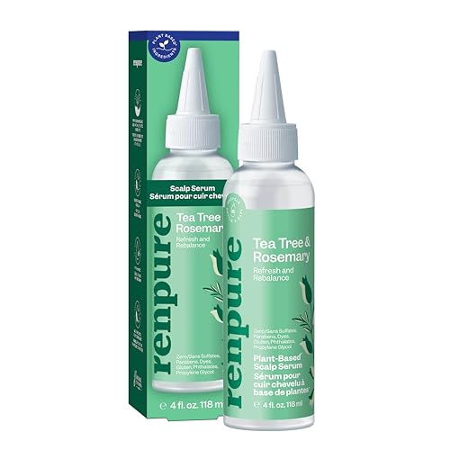 Renpure Tea Tree & Rosemary Scalp Serum - Plant-Based, 4 Fl Oz
