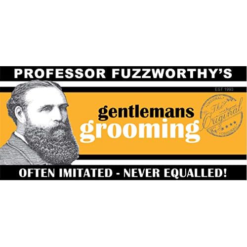 Professor Fuzzworthy's Beard Balm Gloss Leave In Conditioner All Natural Organic Beard Care with Leatherwood Honey & Essential Plant Oils | Handmade in Tasmania Australia- 40g