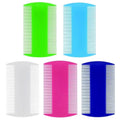 Double-Sided Fine Tooth Dandruff Comb - 5 Pack for Hair & Scalp Care