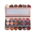 Girlactik Essential Eyeshadow Palette 12-Color | Matte & Metallic Shades, Long-Wear, Blendable Eye Makeup for Everyday & Smoky Looks | Cruelty-Free Beauty
