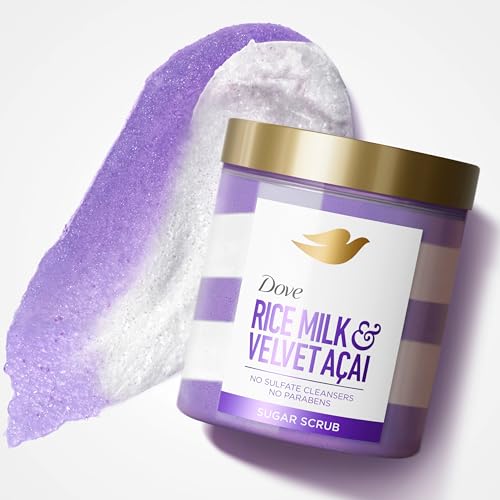 Dove Sugar Body Scrub Acai & Rice Milk 15 oz