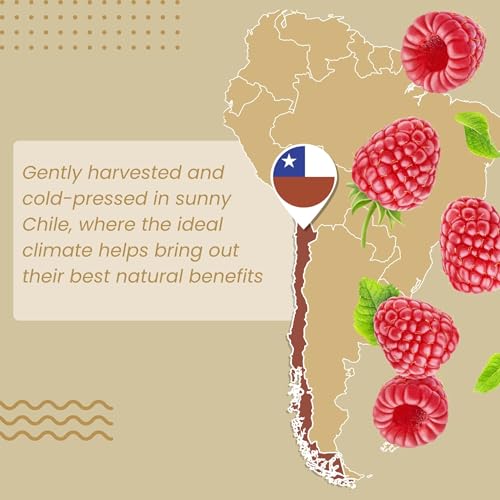 Best Nature's Red Raspberry Seed Oil ? 100% Pure, Organic, Cold-Pressed ? Natural Face & Hair Moisturizer ? Rich in Vitamin E, Omega 3 ? Anti-Aging Skincare ? 1 fl oz / 30 ml