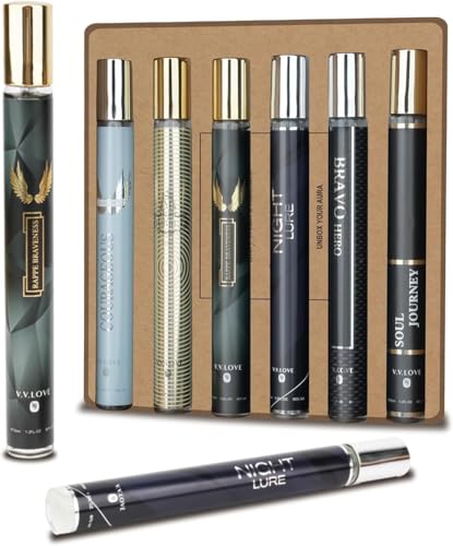 OFUN Men's Cologne Sampler Set, 6x35ml Travel Size Fragrance Gift