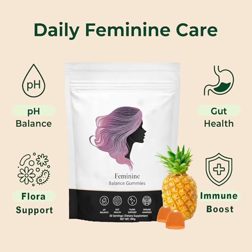 Fibetrue Women's Probiotic Gummies for Gut & Feminine Health - 60 Count