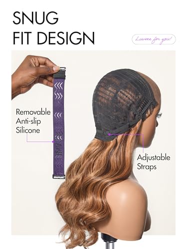 LUVME HAIR 16-Inch Loose Body Wave Lace Front Wig - Human Hair