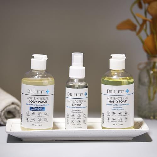 Antibacterial Hand Soap, Light Scent, Daily Liquid Soap With Plant Extracts, Tea Tree, Willow Bark, and Oat, Gentle and Non Drying for Everyday Use, Vegan, Paraben and Phthalate Free, 8 Fl Oz