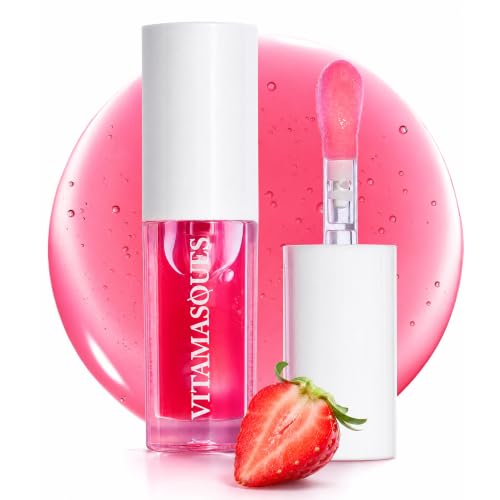 Vitamasques Korean Lip Oil - Strawberry Glaze Plumping Treatment