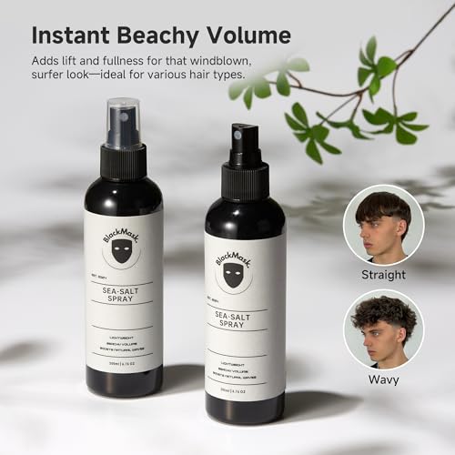 BlackMask Sea Salt Spray for Men – Beach Wave Texture