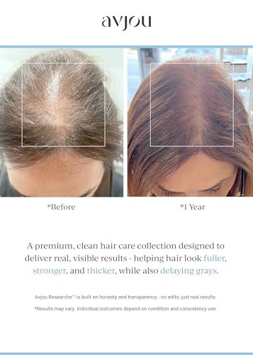 Avjou Researche Scalp Serum for Thicker, Fuller Hair - 1.7 oz