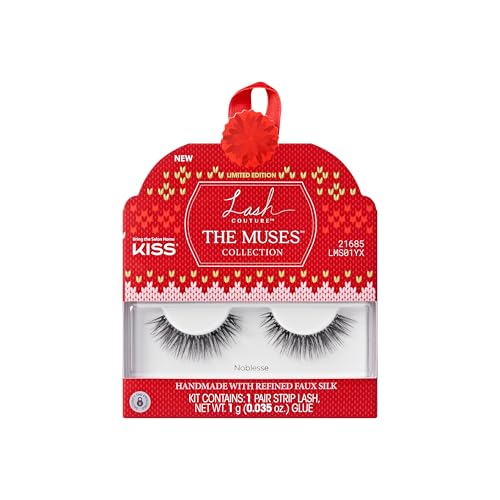 Kiss Lash Couture Noblesse 12mm False Eyelashes + Glue