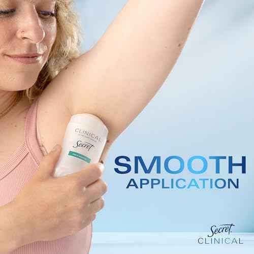 Secret Clinical Strength Antiperspirant Deodorant for Women, Free & Sensitive, 3X Stress Protection, 72hr Sweat & Odor Protection, PH Balancing Minerals, Soft Solid, Unscented, 1.6 oz (Pack of 3)