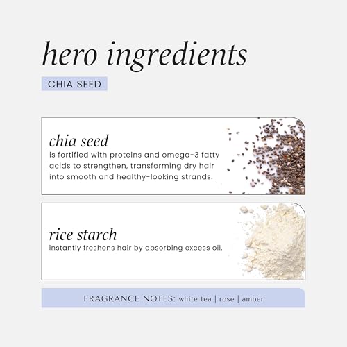 HASK Chia Seed Volumizing Dry Shampoo ? Absorbs Oil, Adds Volume & Bounce, Builds Body, No Sulfates or Parabens, Cruelty-Free ? 8.1oz