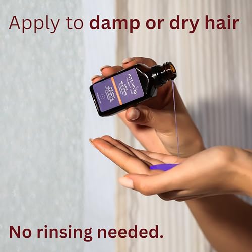 Purple Hair Oil for Blonde & Gray Hair - Argan Anti Brassy Treatment