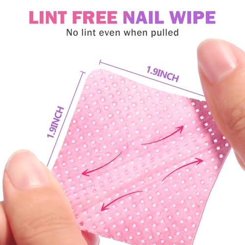 Makartt Lint-Free Nail Wipes - 1000 PCS Super Absorbent Pads